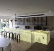 Illuminated Cladding Stone Benchtop