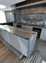 Waterfall Edge Stone Benchtop Island 1