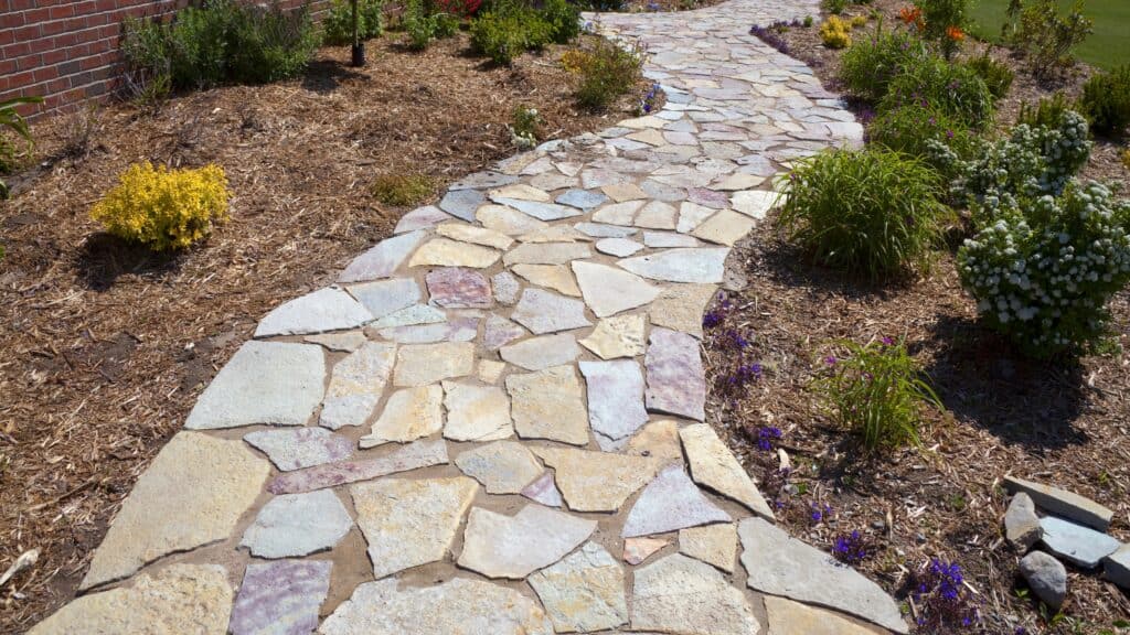 10 Affordable Stone Walkway Ideas