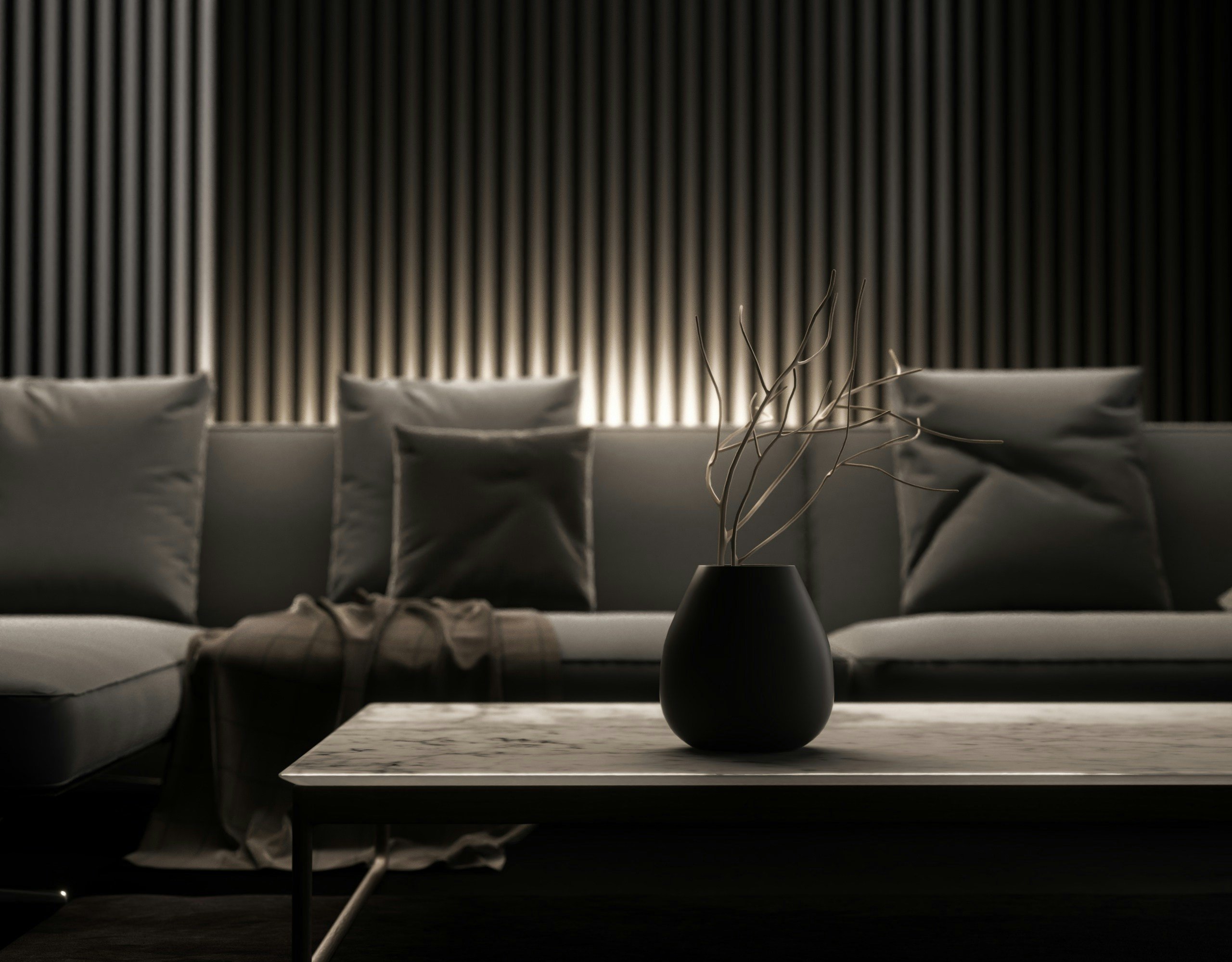 How to Style a Black Themed Home