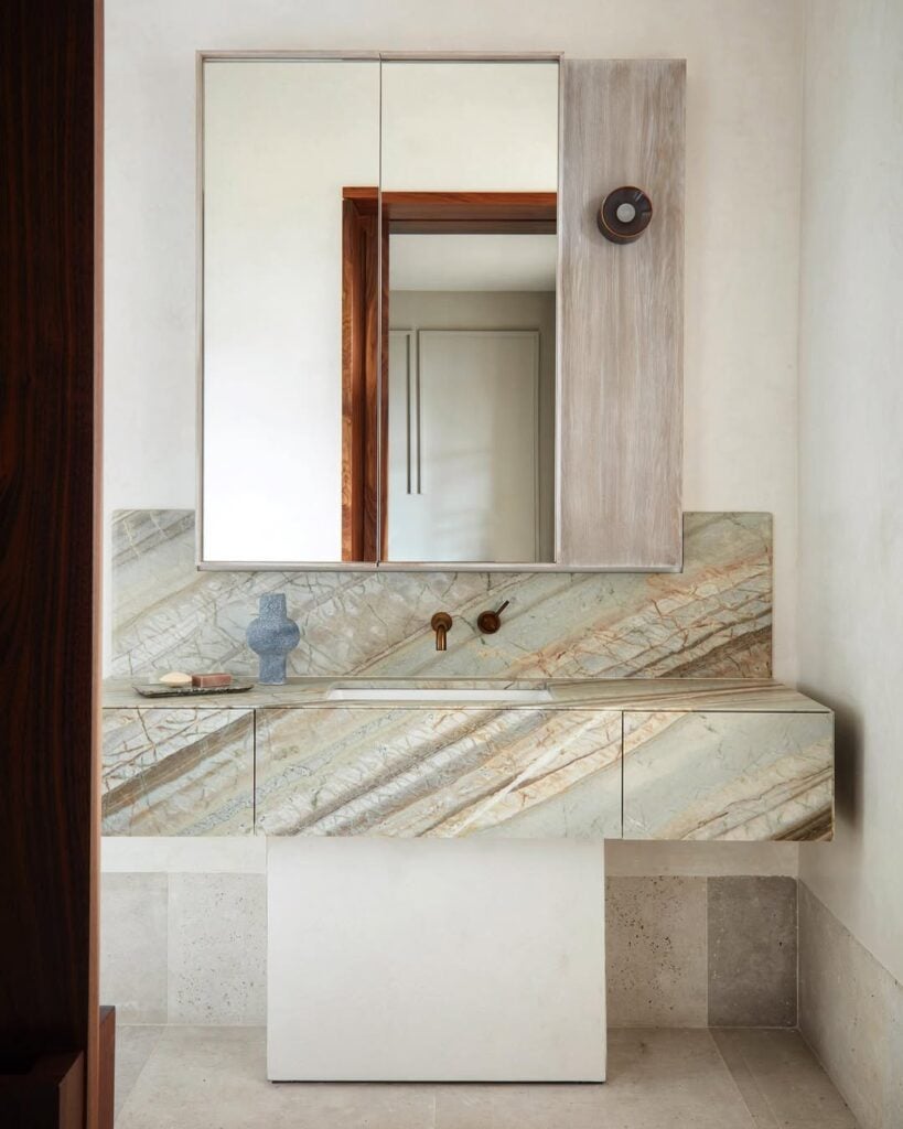 Corteccia Quartzite Bathroom Vanity