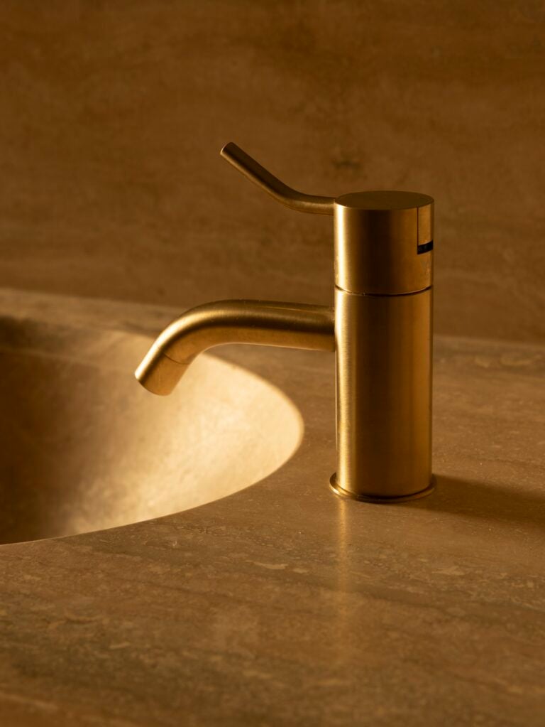 Silver Travertine Sink