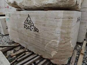 travertine block raw