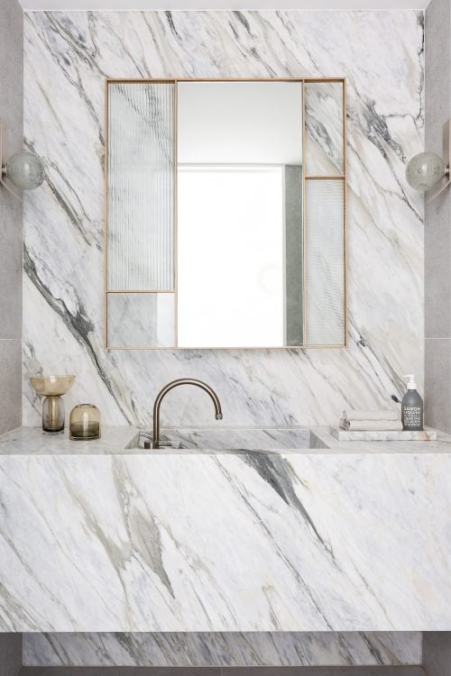 Calacatta Manhattan Vanity Integrated Sink